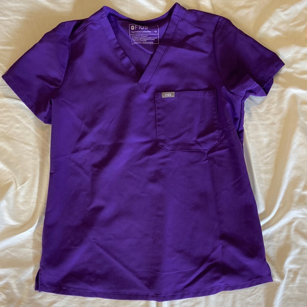 Figs XS one pocket scrub top